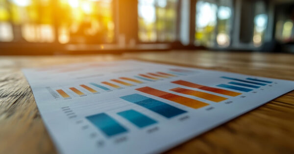 Shows data from test results