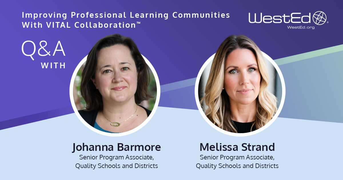 Johanna Barmore Melissa Strang Q&A