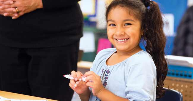 Elementary age student